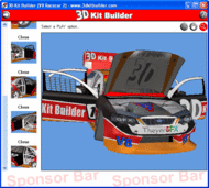 3D Kit Builder (V8 Racecar 2) screenshot